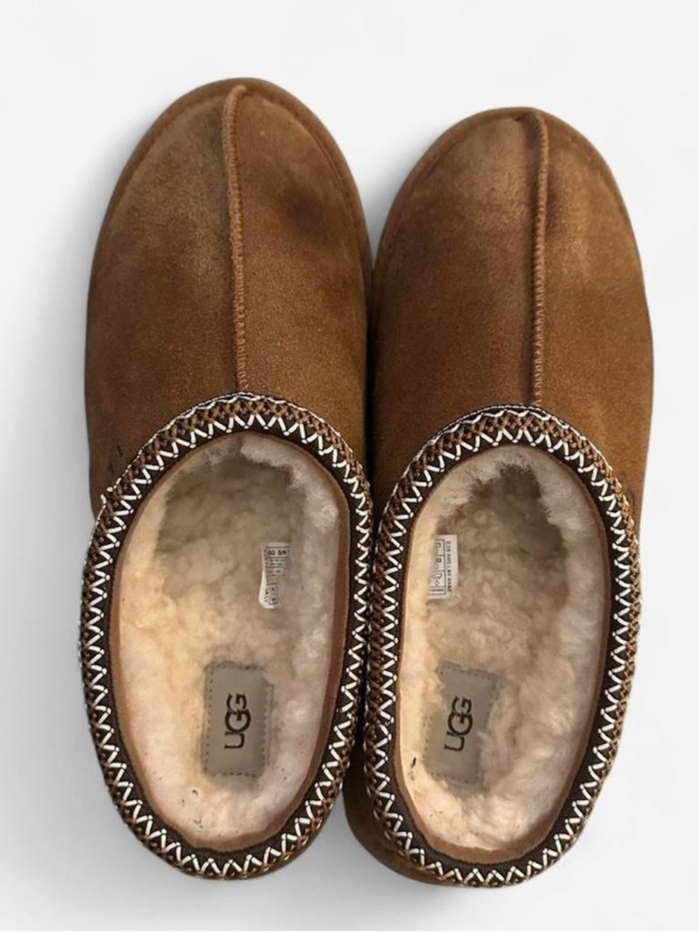 UGG Tasman Slippers with small stain (circled)